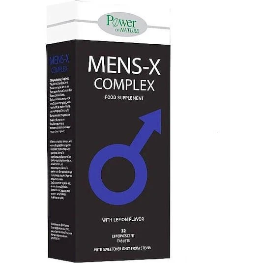 Power Health Mens-X Complex Testosteron-Booster 32 Brausetabs Zitrone