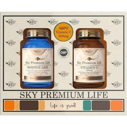 Sky Premium Life Bodyguard & Vitamin C 500mg - 60 Tabletten