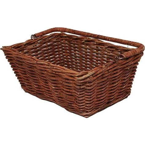 Wicked Fahrradkorb Rattan 45 x 33 x 19 cm Braun