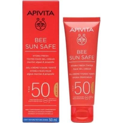Apivita Bee Sun Safe Sonnenschutz-Gelcreme SPF50, 50ml