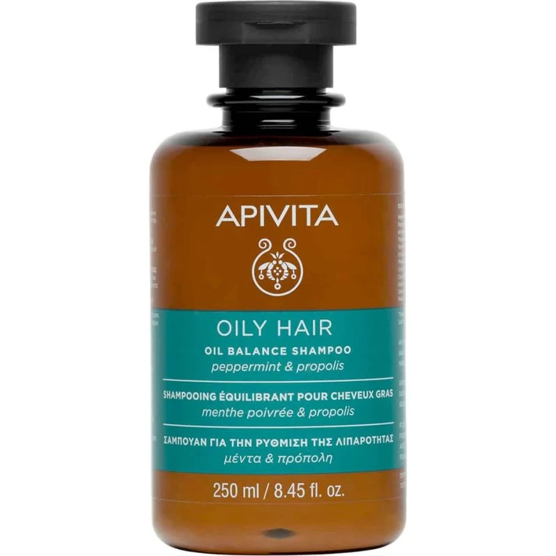 Apivita Oil Balance Shampoo Pfefferminze & Propolis 250ml
