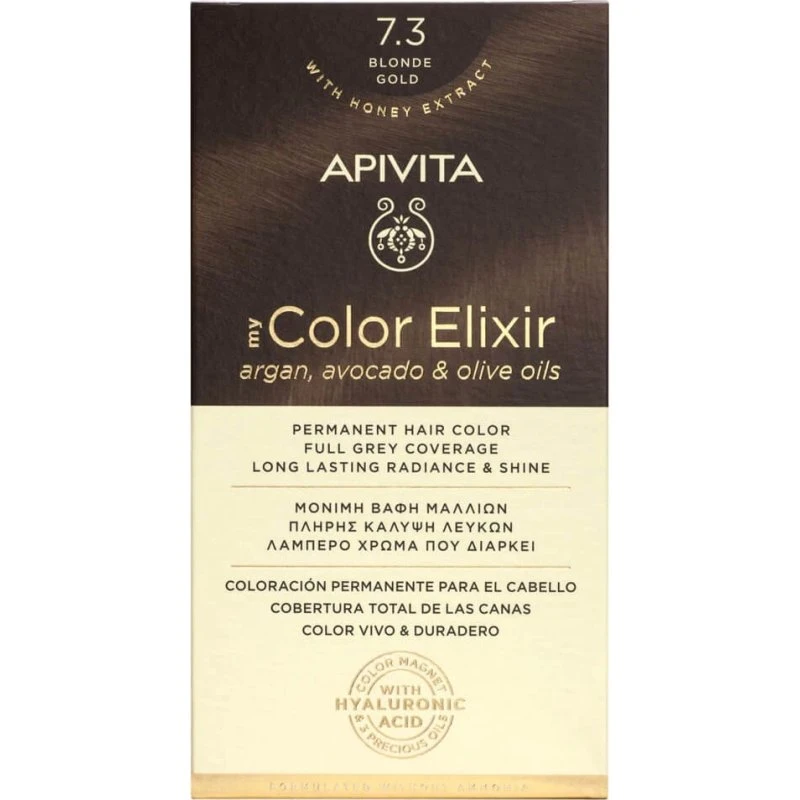Apivita My Color Elixir Permanente Haarfarbe N7.3 Blond Gold