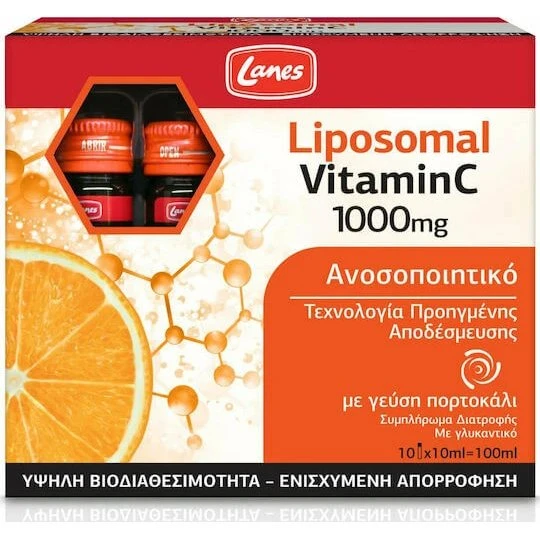 Lanes Liposomales Vitamin C 1000mg Orange 100ml