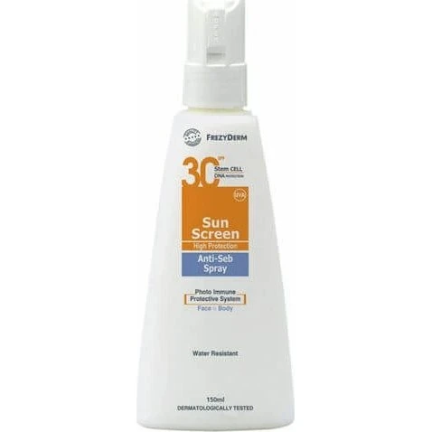 Frezyderm Sun Screen Anti-Seb SPF30 Spray 150ml