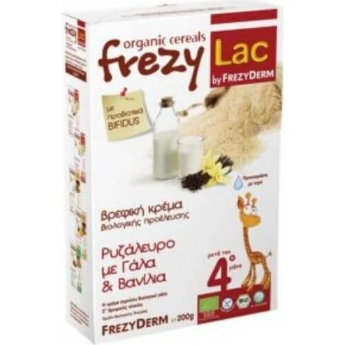 FREZYLAC Bio-Babycreme Reis & Milch Vanille 200g