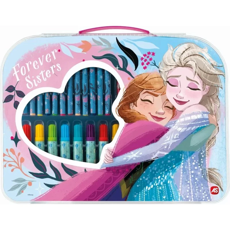 Art Greco Art Case Frozen Zeichnungsset für Kinder ab 3 Jahren
