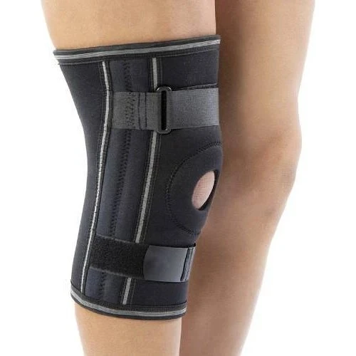 ANATOMIC HELP 0022 Knieorthese mit Spiralplatten, Schwarz, XL