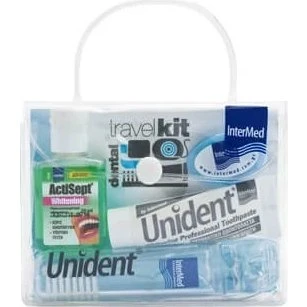 INTERMED Unident Travel Tooth Kit mit Zahnpasta & Mundwasser