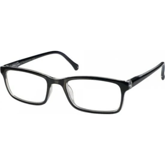 EYELEAD E151 Presbyopie-Brille Schwarz-Diaphan Granular 3.50
