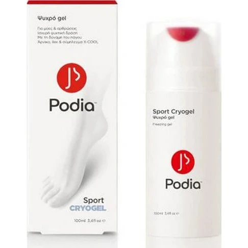 Podia Sport Cryogel Kryotherapie-Gel für Muskel- und Gelenkschmerzen 100ml