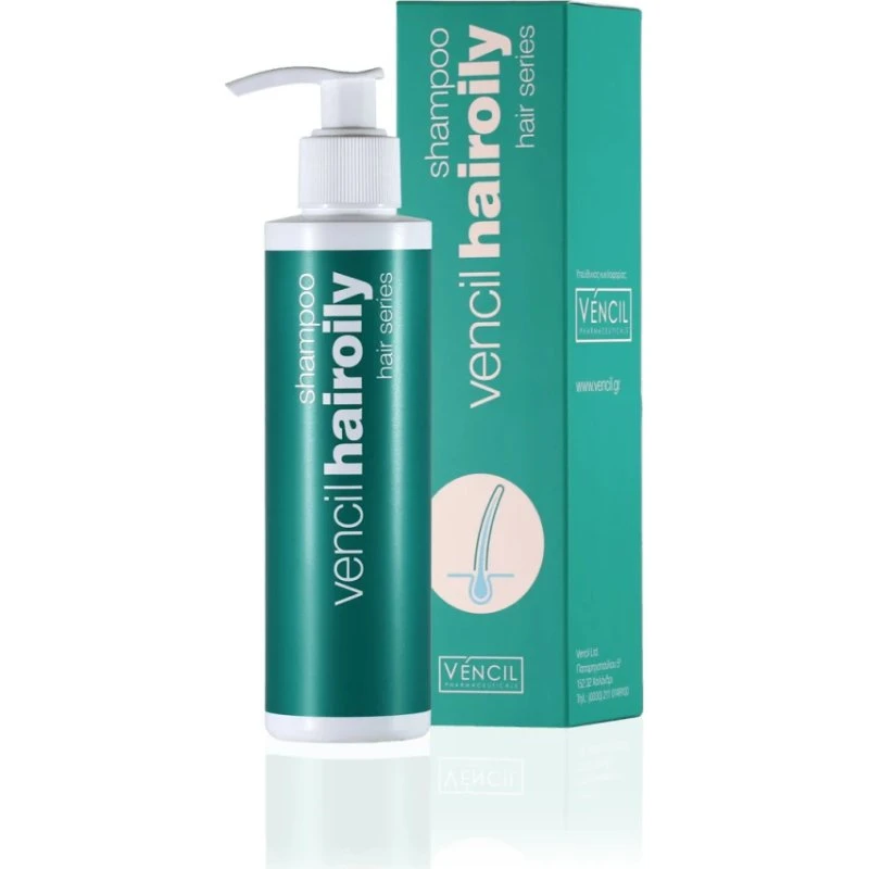 Vencil Hairoily Shampoo für fettiges Haar & seborrhoische Dermatitis, 170ml