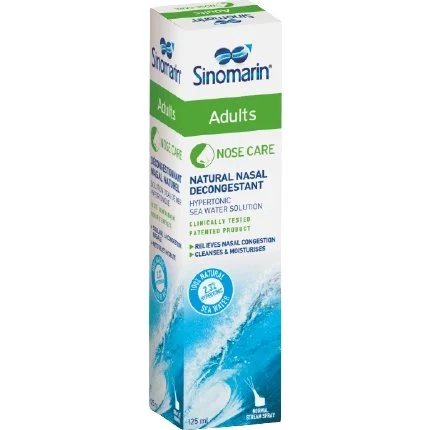 Sinomarin Adults abschwellendes Meerwasser-Nasenspray, 125 ml