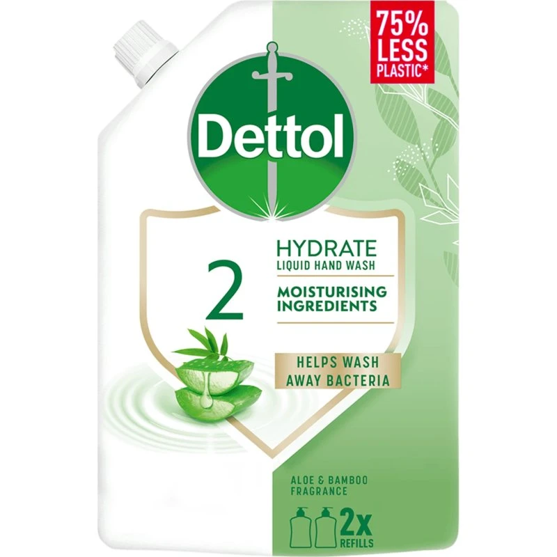 Dettol Flüssigseife Aloe Vera Nachfüllpackung, 500 ml