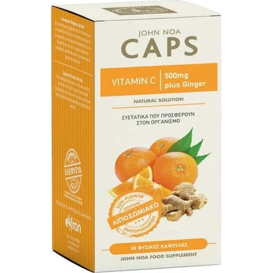 John Noa Vitamin C & Ingwer 500mg - 30 Kapseln