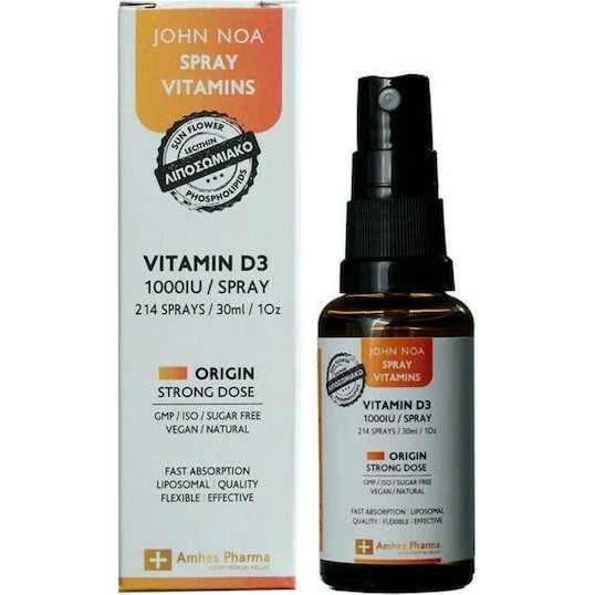 John Noa Vitamin D3 Spray 1000iu 30ml Liposomal