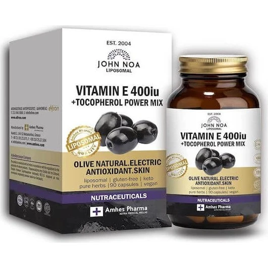 John Noa Liposomales Vitamin E 400iu - 90 pflanzliche Kapseln