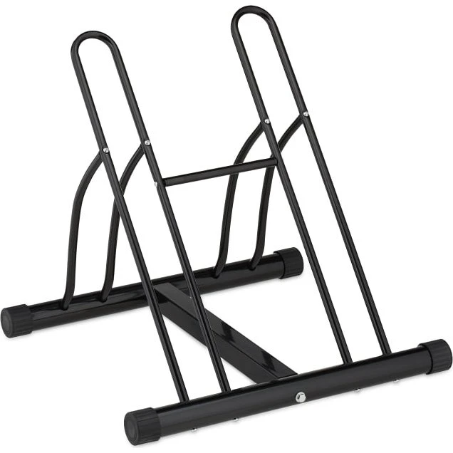 BikeStand Pro Schwarz, 2-Fahrrad-Bodenständer (60,5 x 57 x 55 cm)