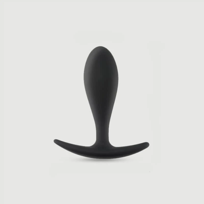 Sexopolis Anal Beginner's Droplet Silikon Butt Plug - Schwarz