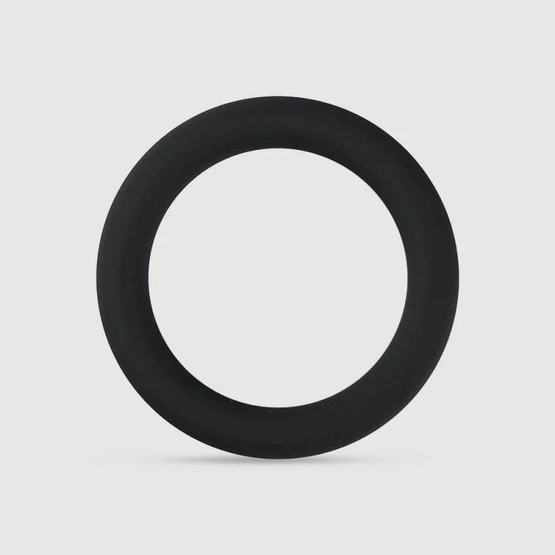 Sexopolis Stiff Large Silicone Cock Ring - Schwarz