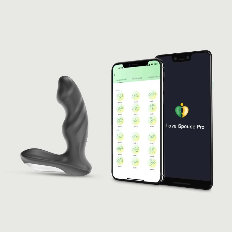 Sexopolis Prostata Bouncer Silikon Prostata-Massage-Vibrator - Schwarz