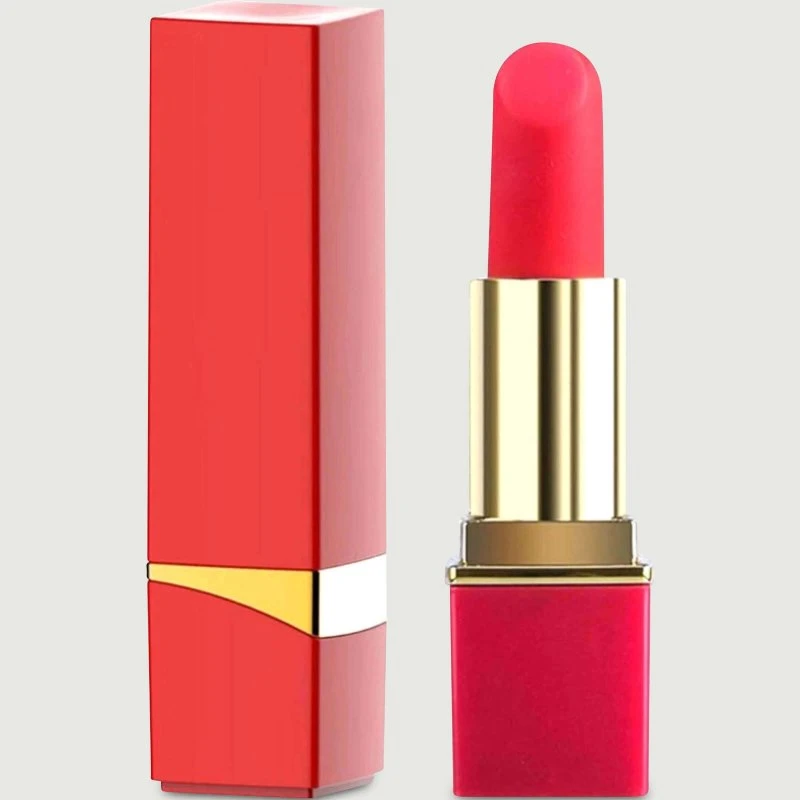 Mini-Vibrations-Lippenstift Diskreter Vibrator - Rot