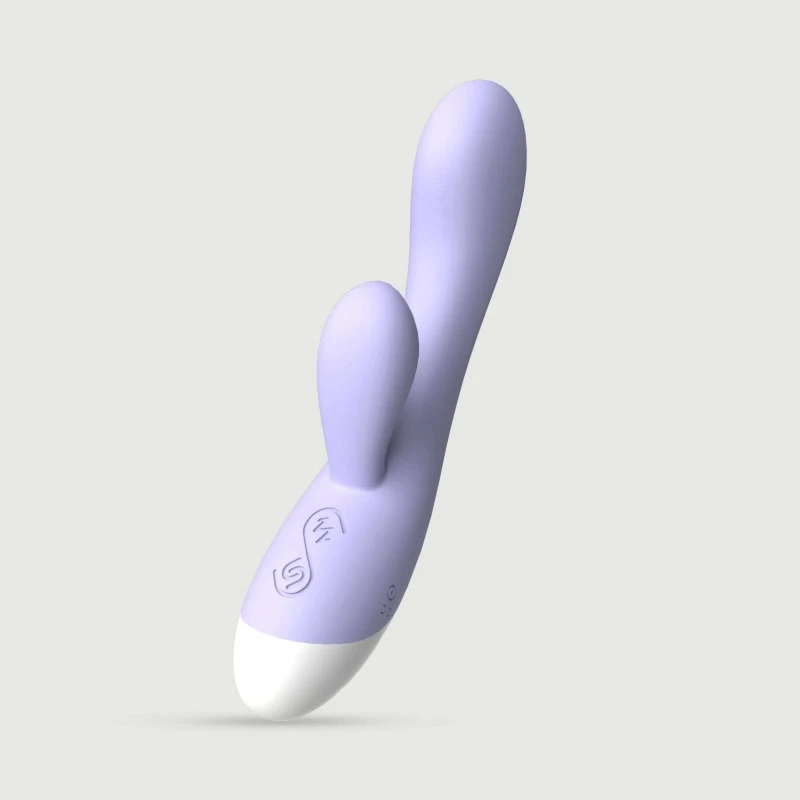 Sexopolis Vibes Smooth Classy Strong Dual Motor Rabbit Vibrator - Violett