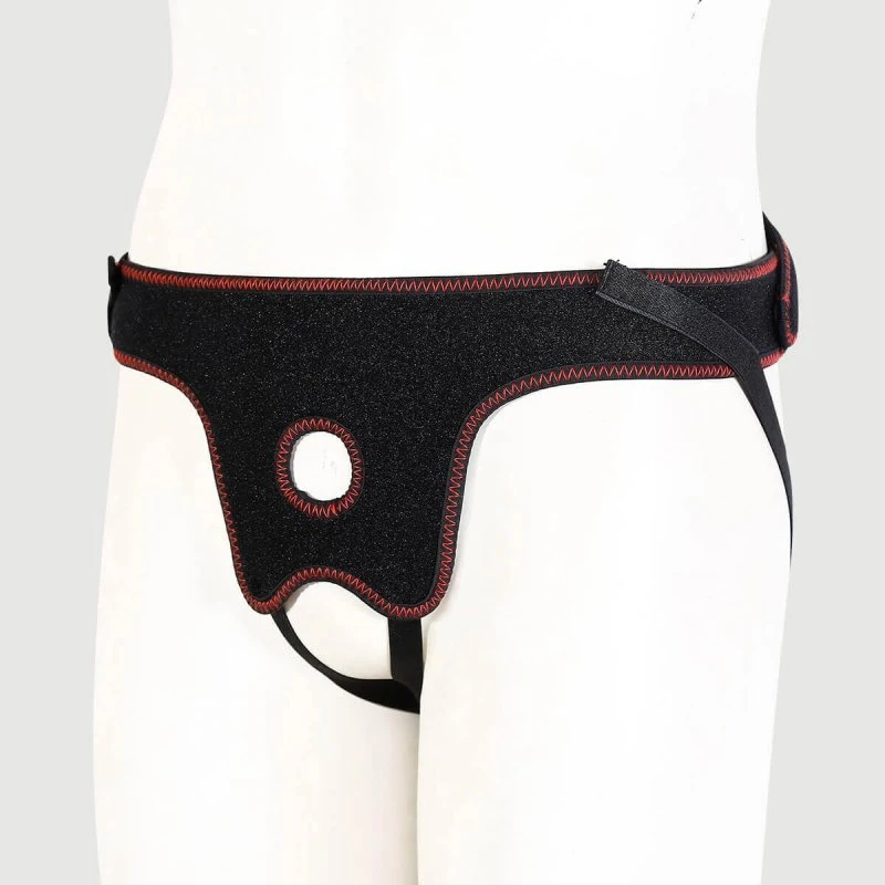 Verstellbarer Crotchless Strap On Harness mit Velvet Touch & Stitching