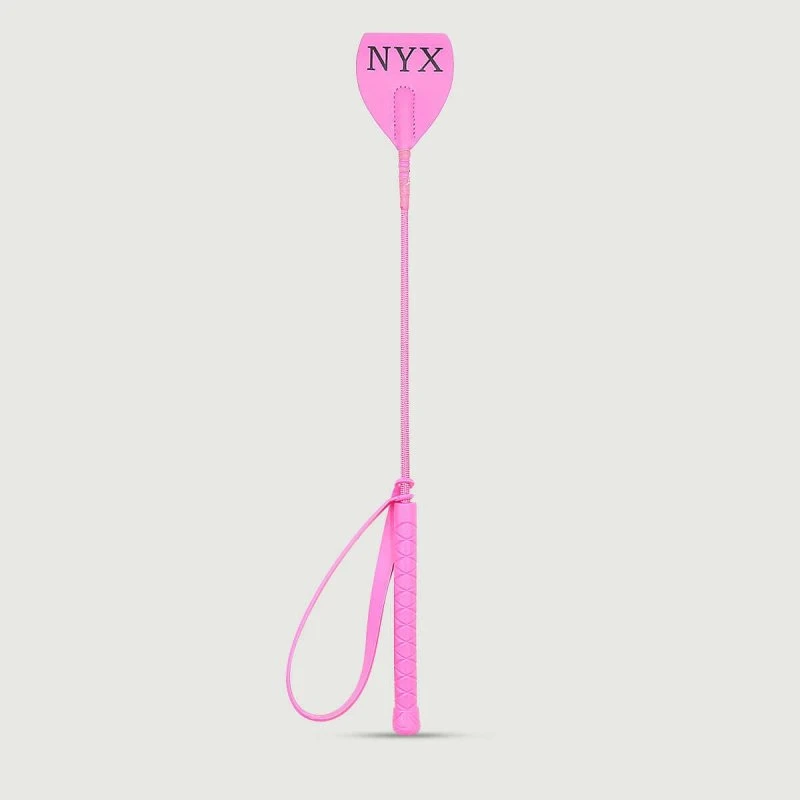 NYX Lederschlaufe mit PVC-Griff, 46,5 cm - Pink