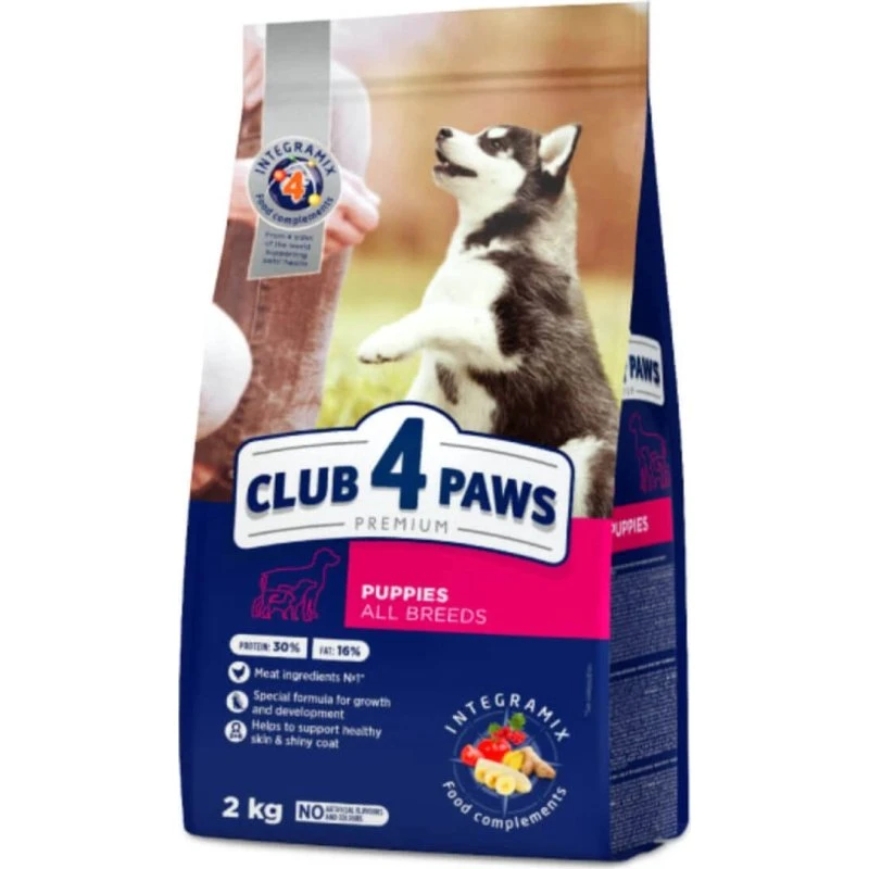 CLUB 4 PAWS Premium Puppy Trockenfutter Huhn, 2kg