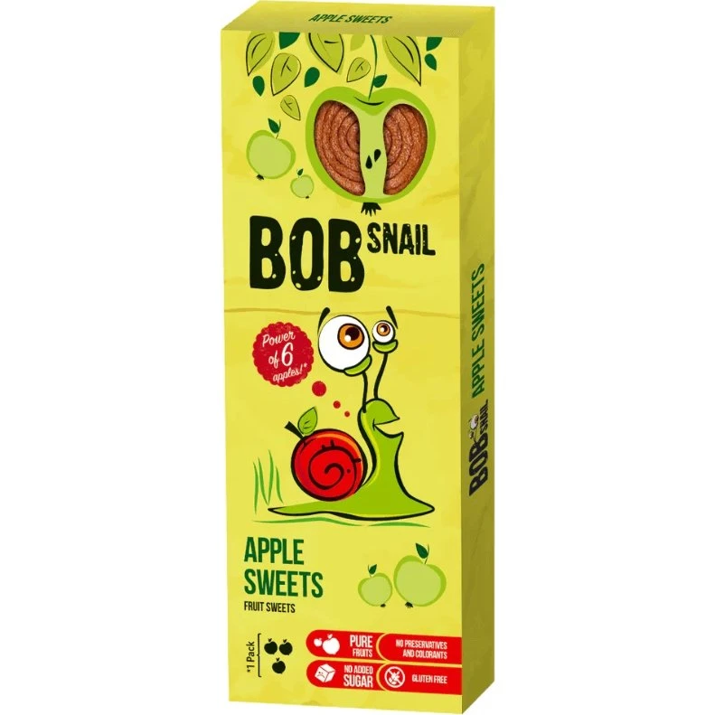 Bob Snail Roll Fruchtsnack Apfel, 30 g
