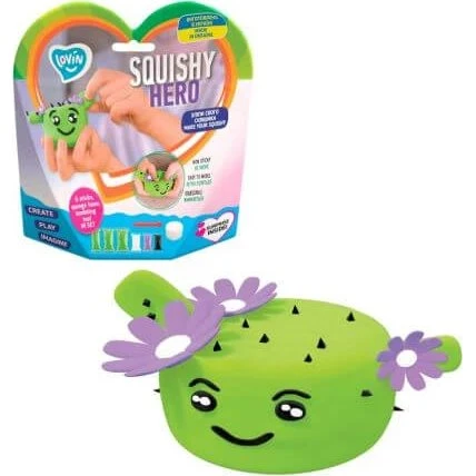 Lovin'do Air Clay Squishy Hero Set - Kaktus & Okto