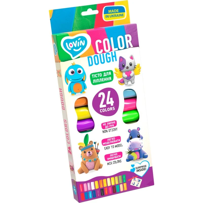 Lovin'Do Knetmasse-Set Okto, 24 Farben, ab 3 Jahren