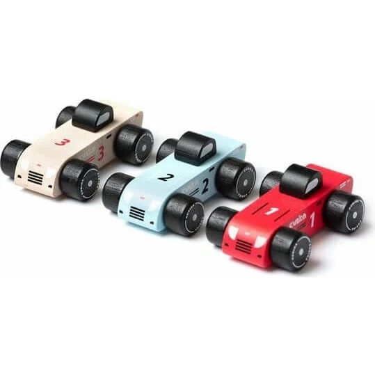 Cubika Holzspielzeug Rennwagen für Kinder