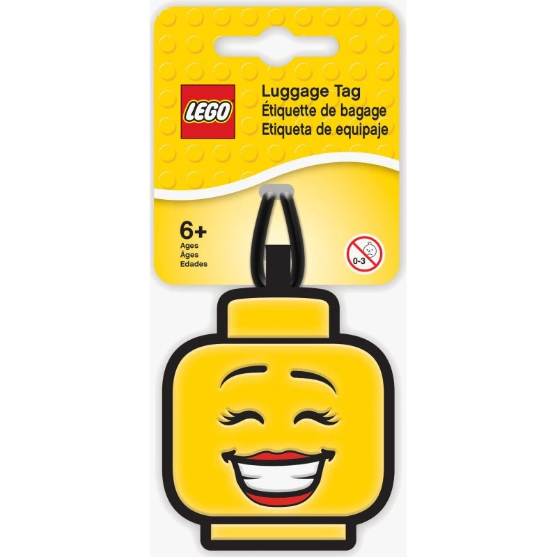 LEGO® Iconic Gepäckanhänger Face, Gelb