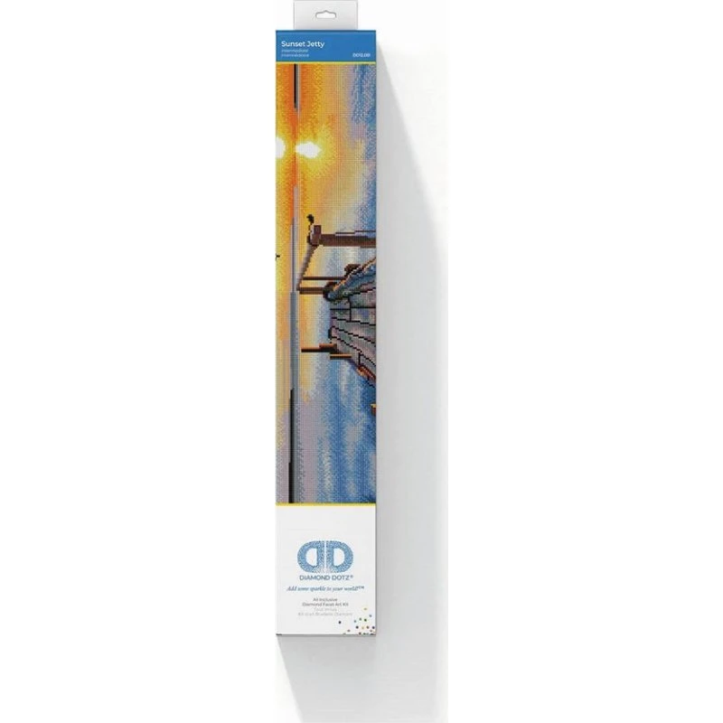 Diamond Dotz Diamond Painting Sonnenuntergang See