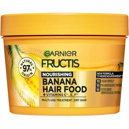 Garnier Fructis Banana Hair Food Maske 400 ml