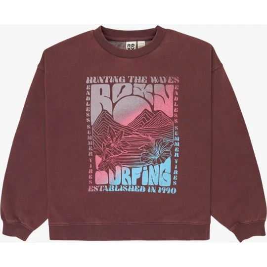 Roxy Lineup Brushed Oversize Sweatshirt für Mädchen