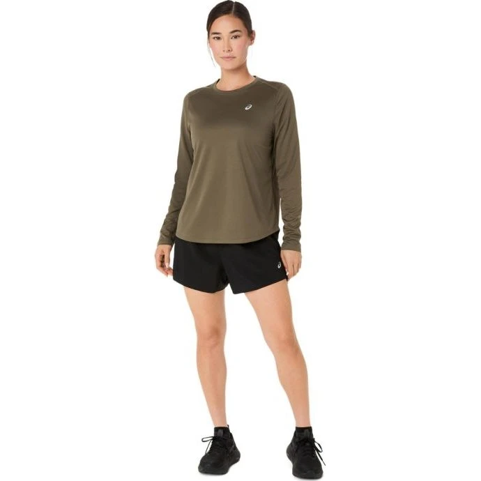 ASICS Core LS Top Damen Langarmshirt - Grün, Gr. S