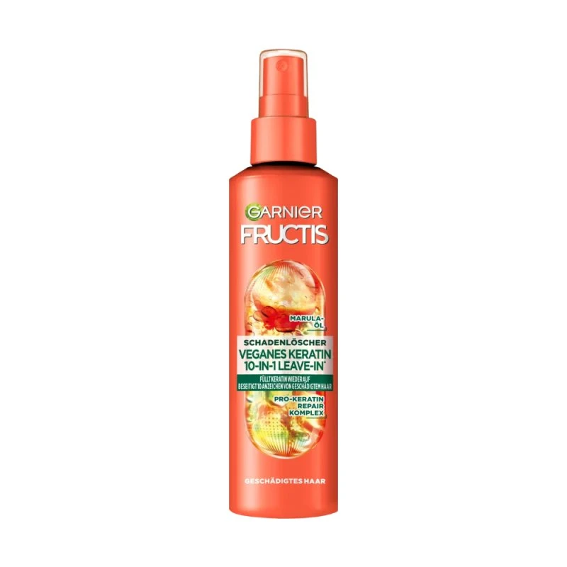 Garnier Fructis Schadenlöscher Veganes Keratin 10-in-1 Leave-in 150 ml