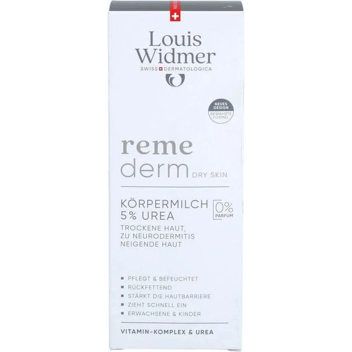 Louis Widmer Remederm Dry Skin Körpermilch 5% Urea 200 ml