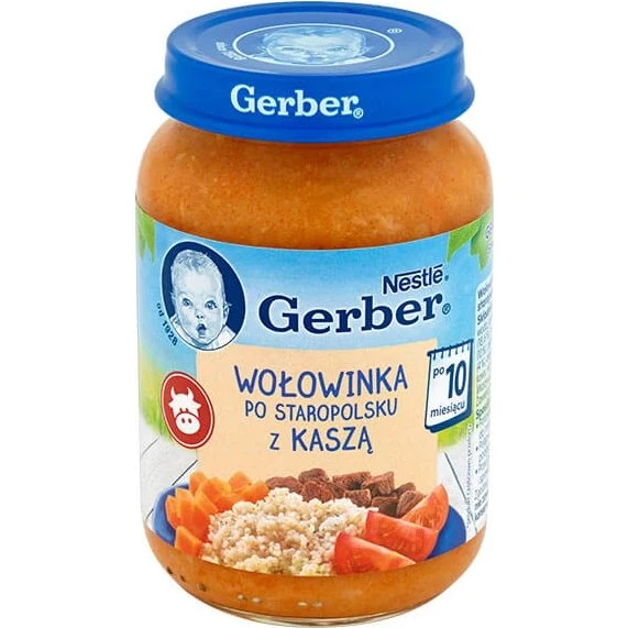 Gerber Dinner Rindfleischeintopf mit Brei, ab 10 Monaten, 190 g