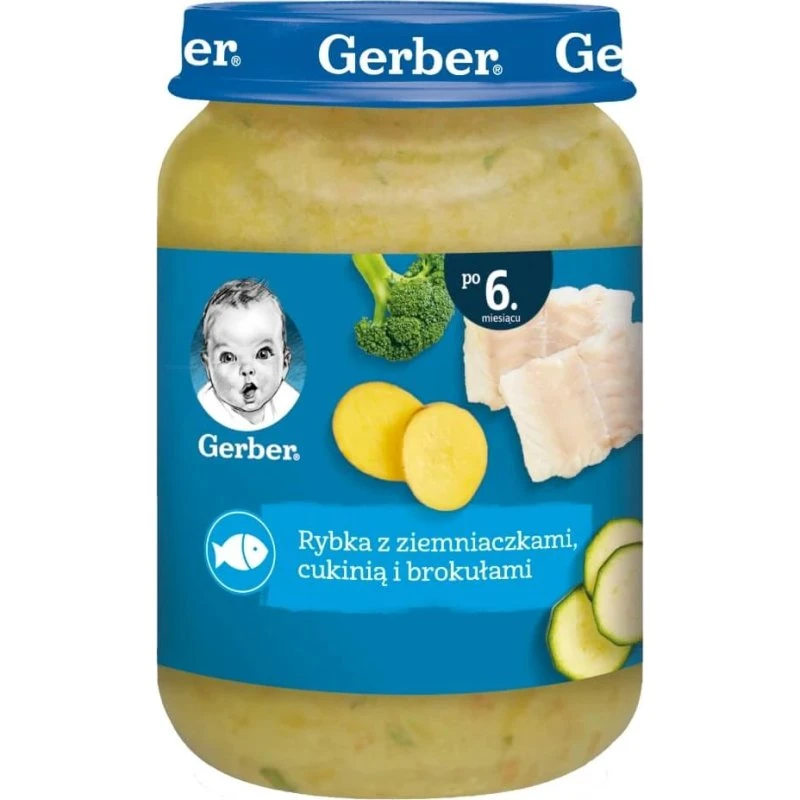 Gerber Baby-Brei Fisch mit Kartoffeln, Zucchini & Brokkoli, 190g