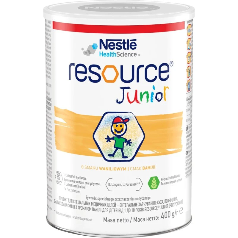 Nestlé Resource Junior Vanille 400g - Medizinische Nahrungszubereitung