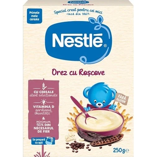 Nestlé Reis-Cerealien mit gerösteten Karotten, 250g, ab 6 Monaten