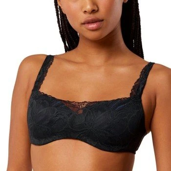 Triumph Body Make-Up Illusion Lace Balconette BH - Schwarz - 80B