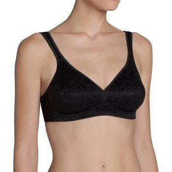 Triumph Damen Soft-BH Elegant Cotton N Schwarz B 100